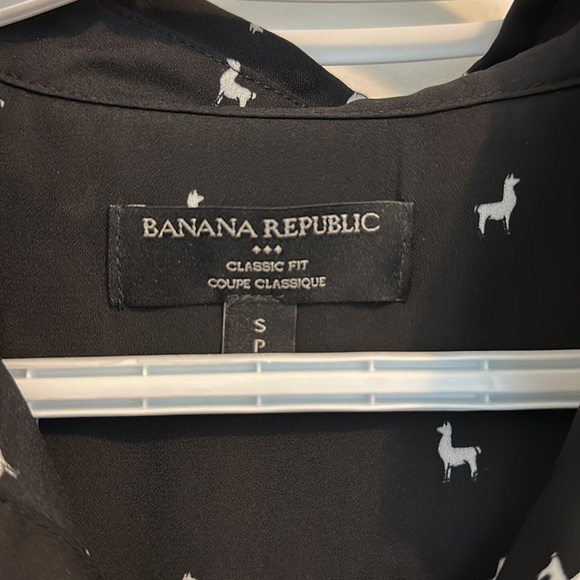 Banana Republic classic fit dress shirt with alpaca print - Picture 2 of 3